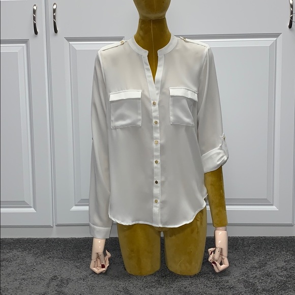 Forever 21 women’s button down blouse - Picture 1 of 9